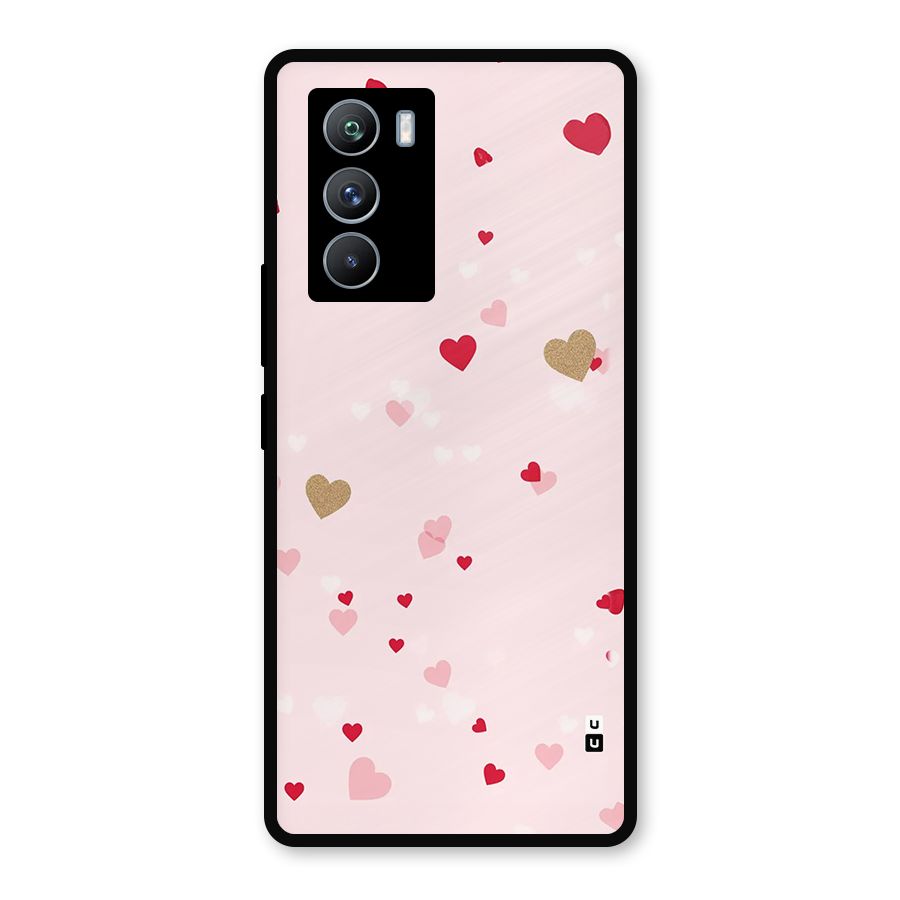Flying Hearts Metal Back Case for iQOO 9 SE