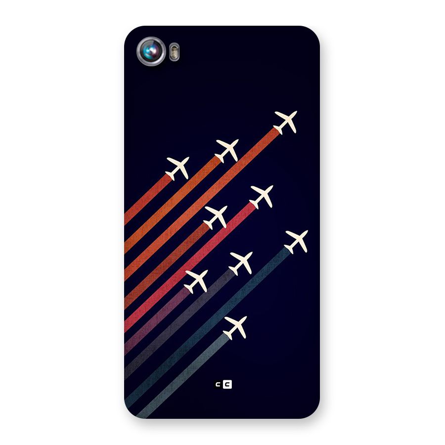 Flying Planes Back Case for Canvas Fire 4 (A107)