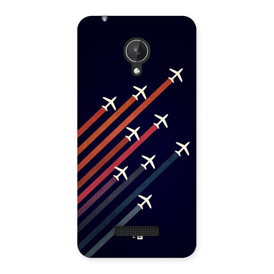 Flying Planes Back Case for Canvas Spark Q380