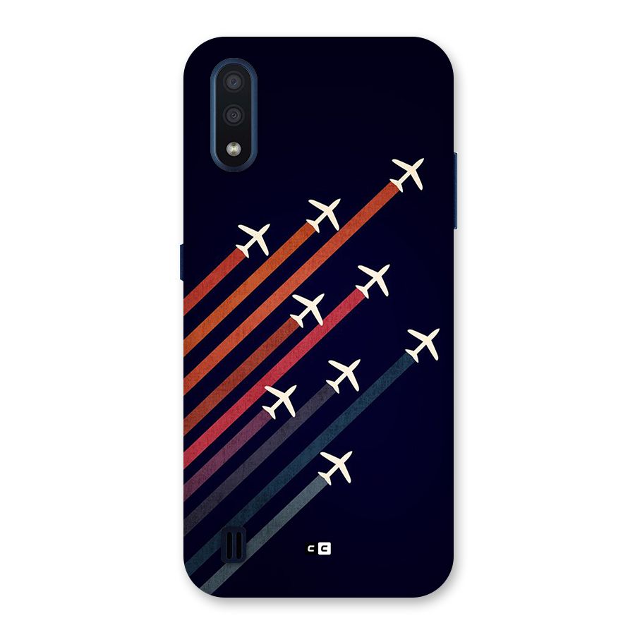 Flying Planes Back Case for Galaxy M01