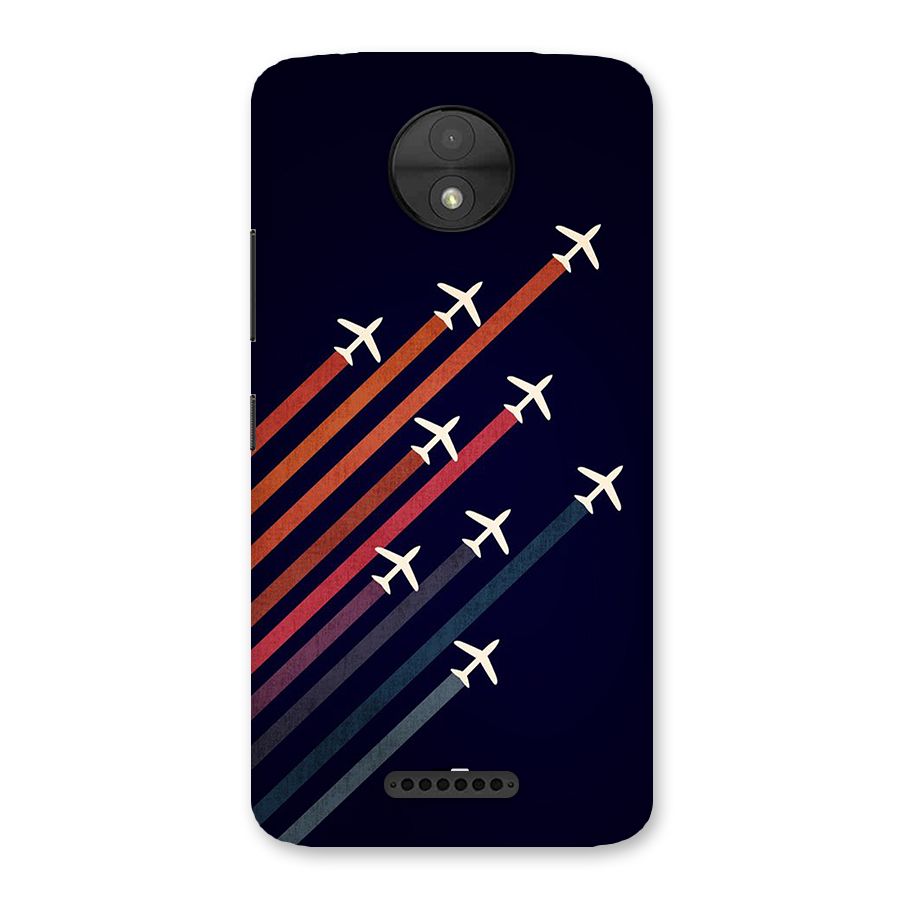 Flying Planes Back Case for Moto C