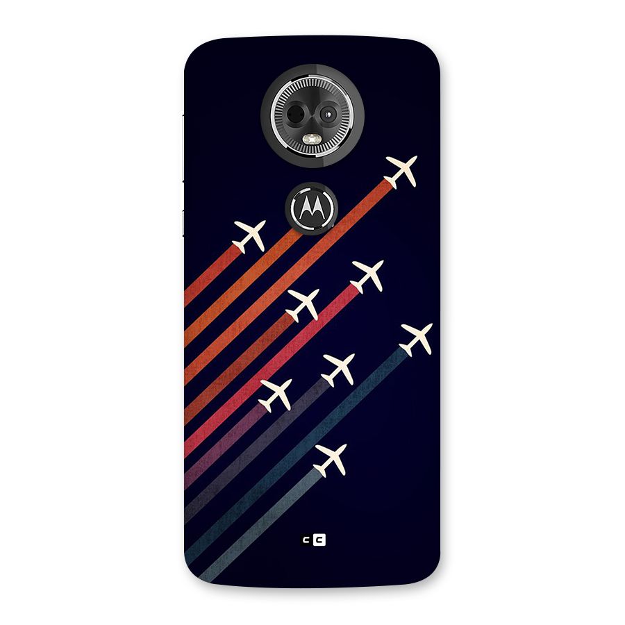 Flying Planes Back Case for Moto E5 Plus