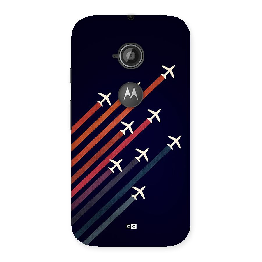 Flying Planes Back Case for Moto E 2nd Gen