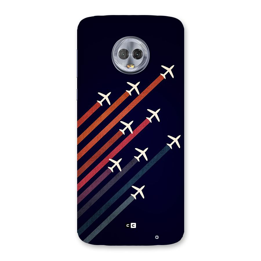 Flying Planes Back Case for Moto G6 Plus