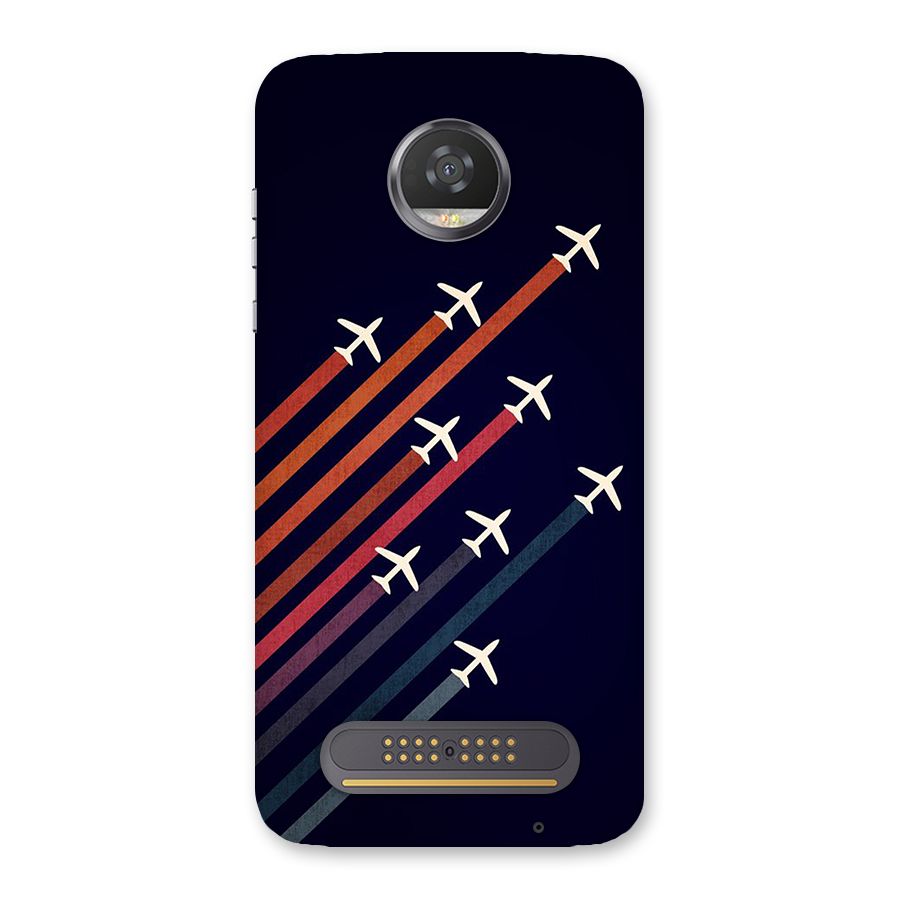 Flying Planes Back Case for Moto Z2 Play