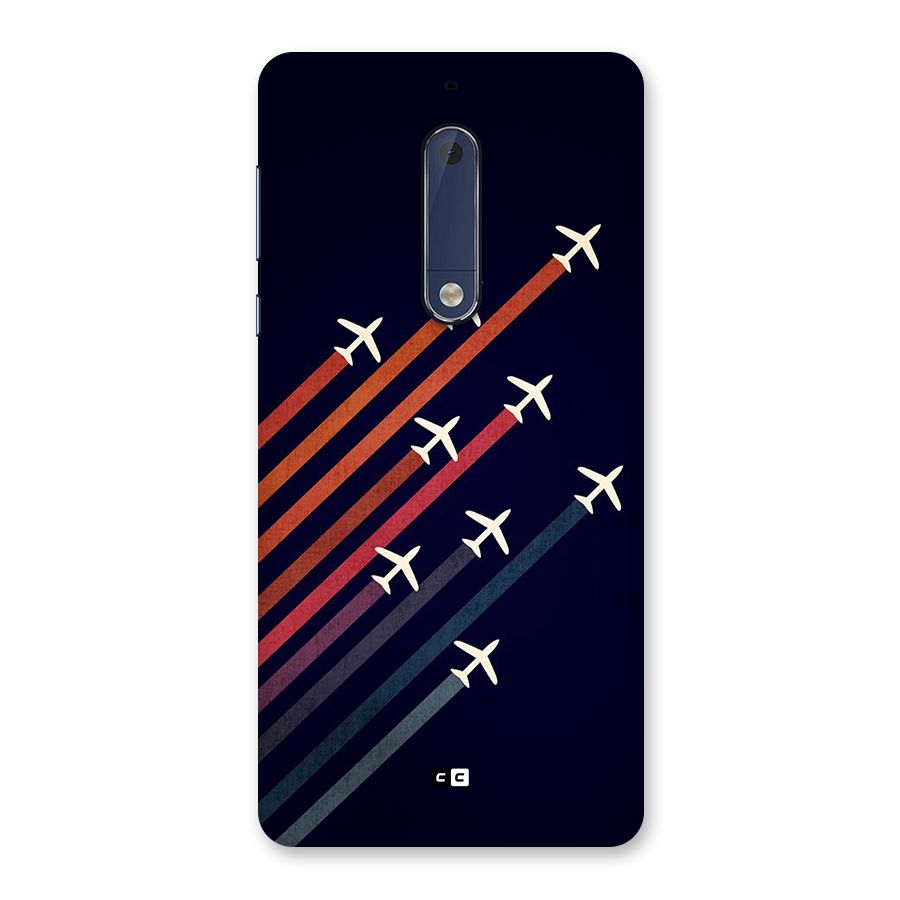 Flying Planes Back Case for Nokia 5