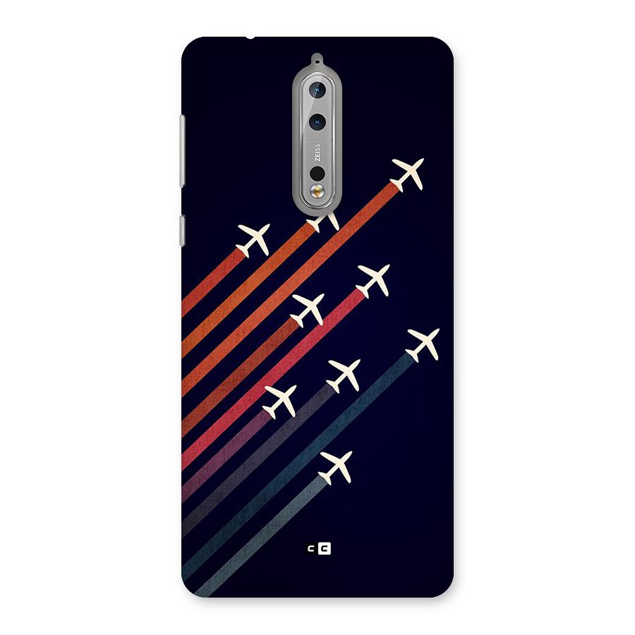 Flying Planes Back Case for Nokia 8