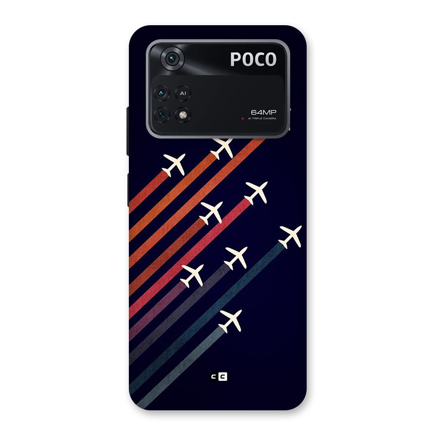 Flying Planes Back Case for Poco M4 Pro 4G