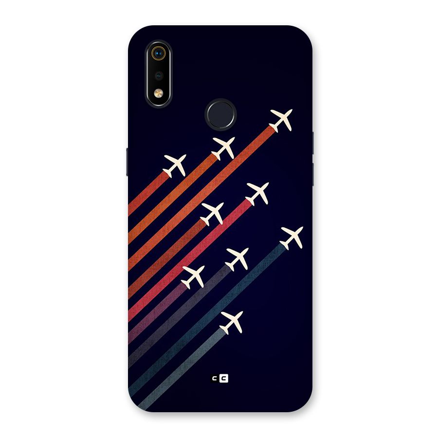 Flying Planes Back Case for Realme 3i
