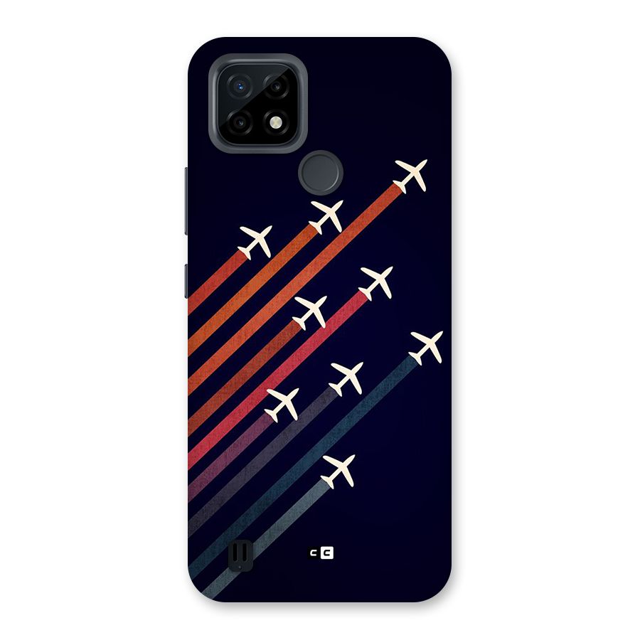 Flying Planes Back Case for Realme C21