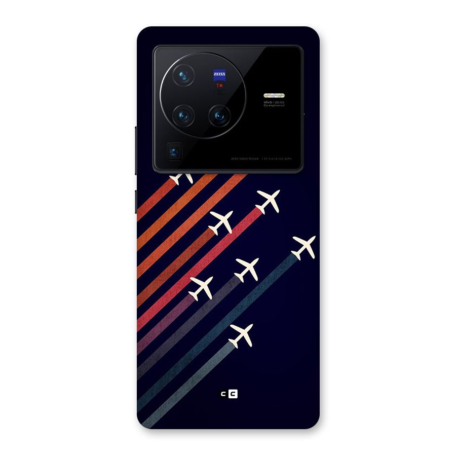Flying Planes Back Case for Vivo X80 Pro