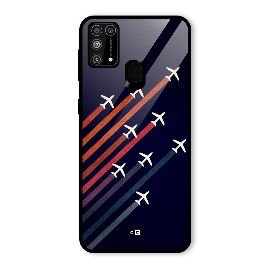 Flying Planes Glass Back Case for Galaxy F41
