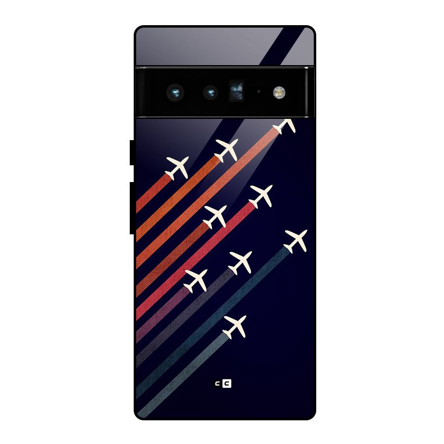Flying Planes Glass Back Case for Google Pixel 6 Pro