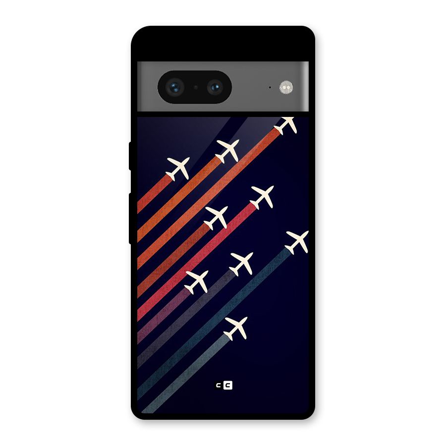 Flying Planes Glass Back Case for Google Pixel 7