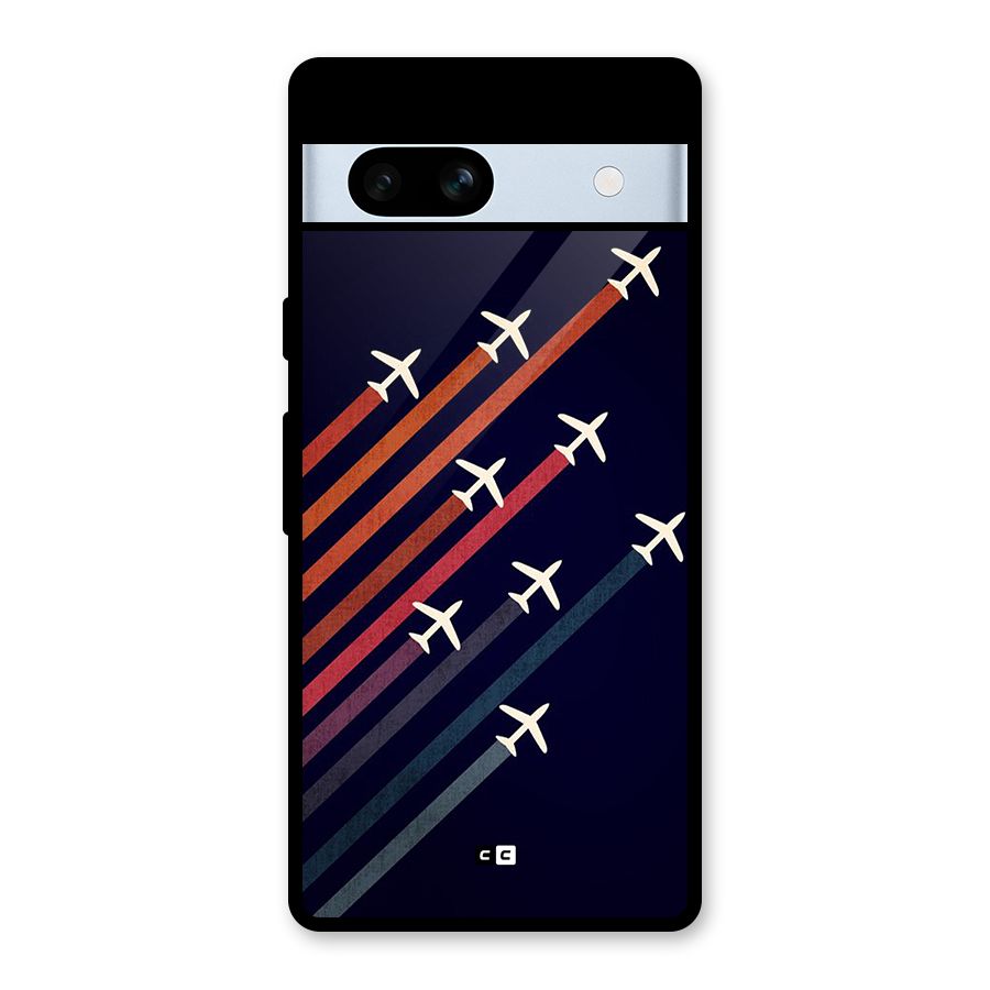 Flying Planes Glass Back Case for Google Pixel 7a