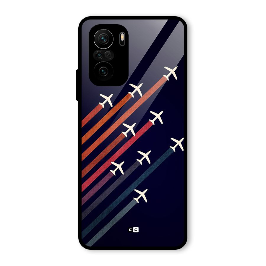 Flying Planes Glass Back Case for Mi 11X Pro