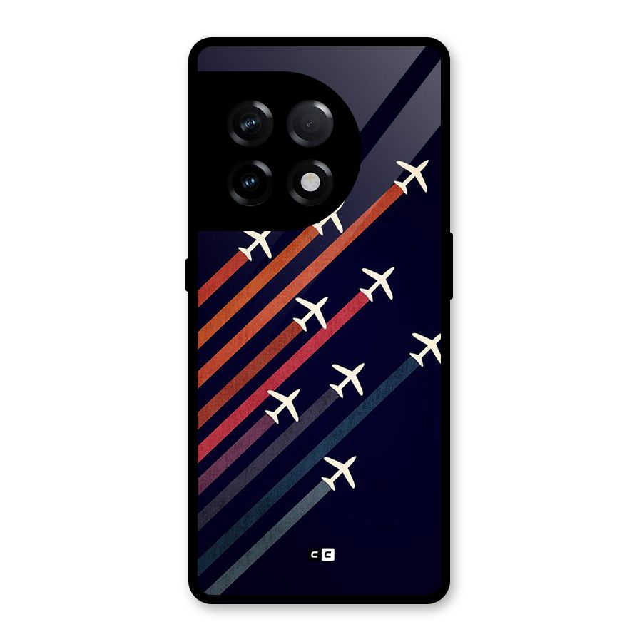 Flying Planes Glass Back Case for OnePlus 11R