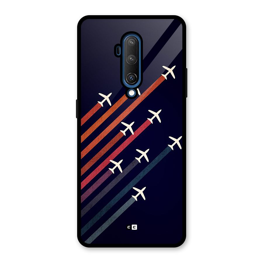 Flying Planes Glass Back Case for OnePlus 7T Pro