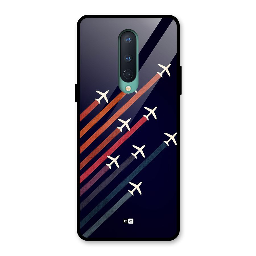 Flying Planes Glass Back Case for OnePlus 8