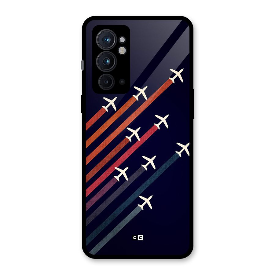 Flying Planes Glass Back Case for OnePlus 9RT 5G