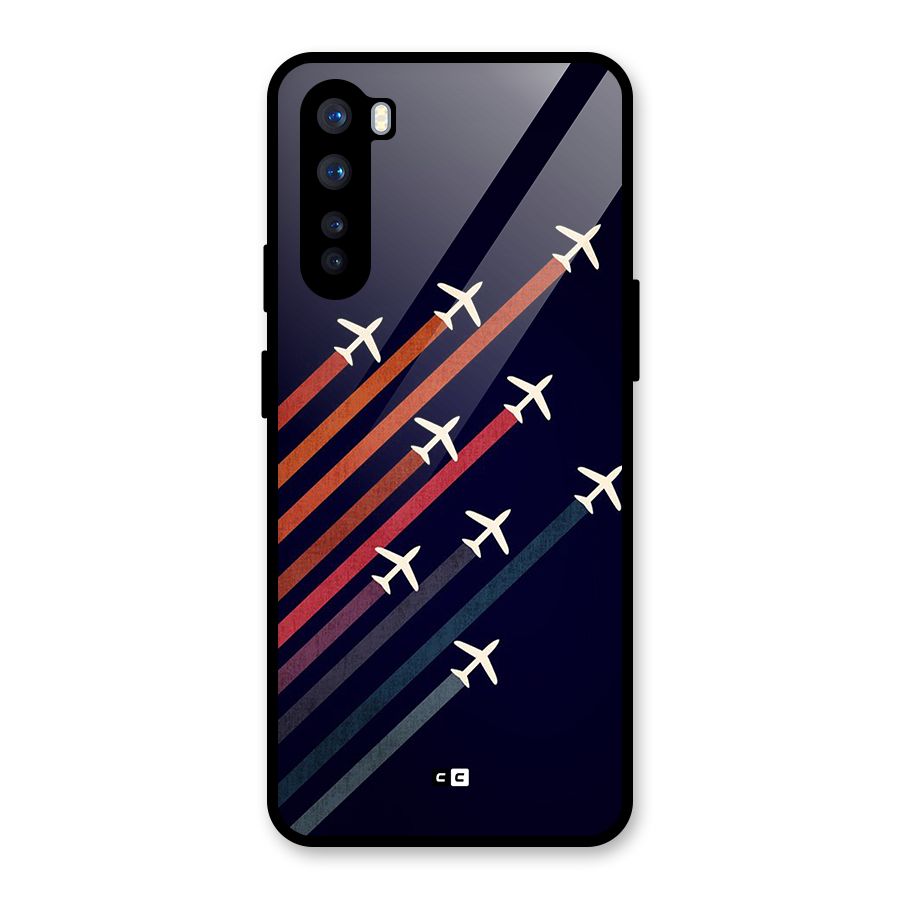 Flying Planes Glass Back Case for OnePlus Nord