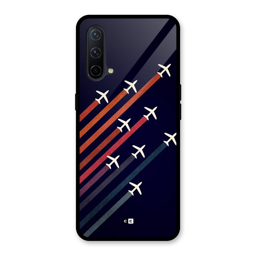 Flying Planes Glass Back Case for OnePlus Nord CE 5G