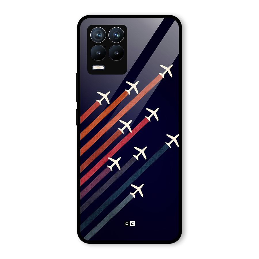 Flying Planes Glass Back Case for Realme 8