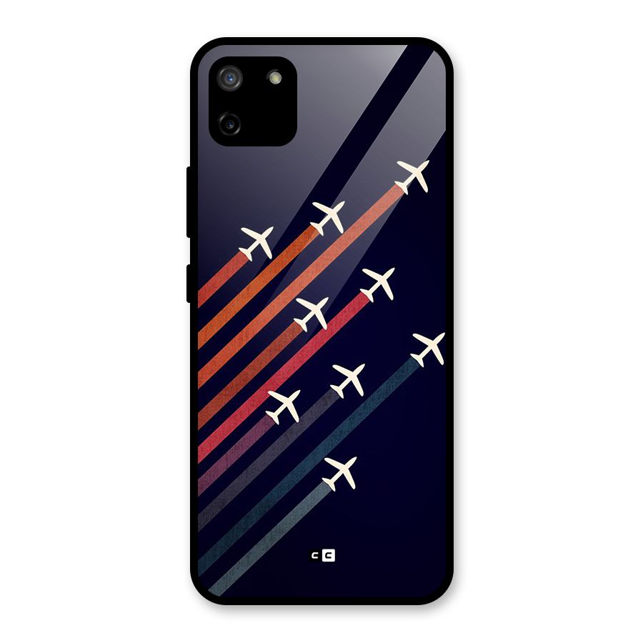 Flying Planes Glass Back Case for Realme C11