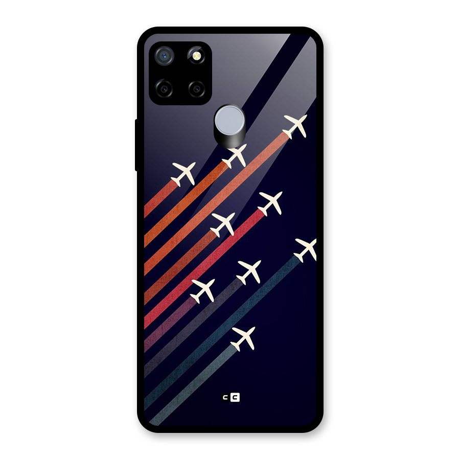 Flying Planes Glass Back Case for Realme C12