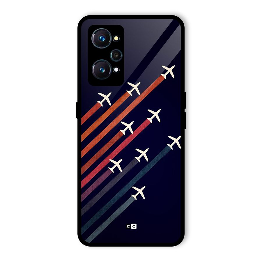 Flying Planes Glass Back Case for Realme GT Neo2