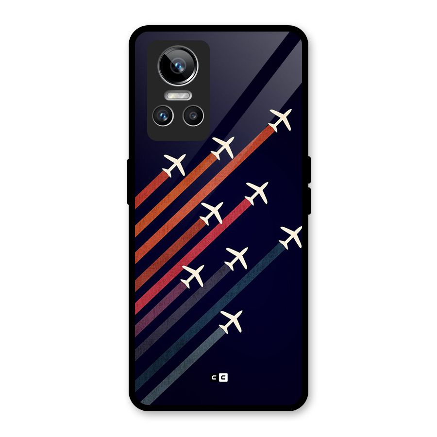 Flying Planes Glass Back Case for Realme GT Neo 3
