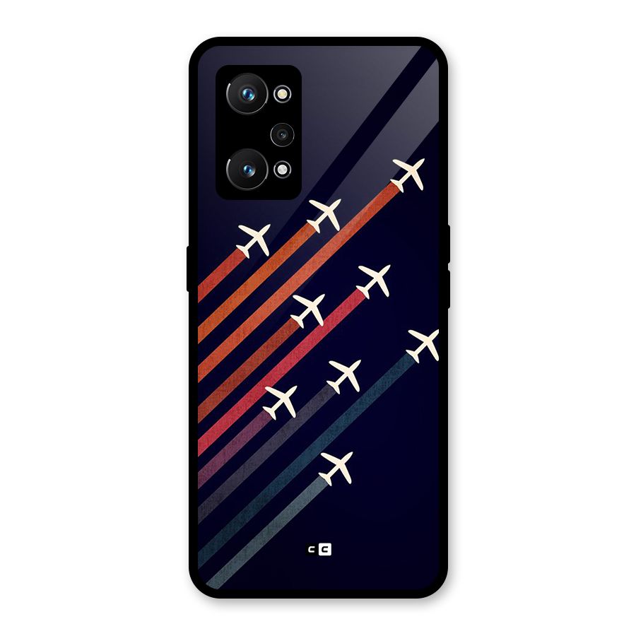 Flying Planes Glass Back Case for Realme GT Neo 3T