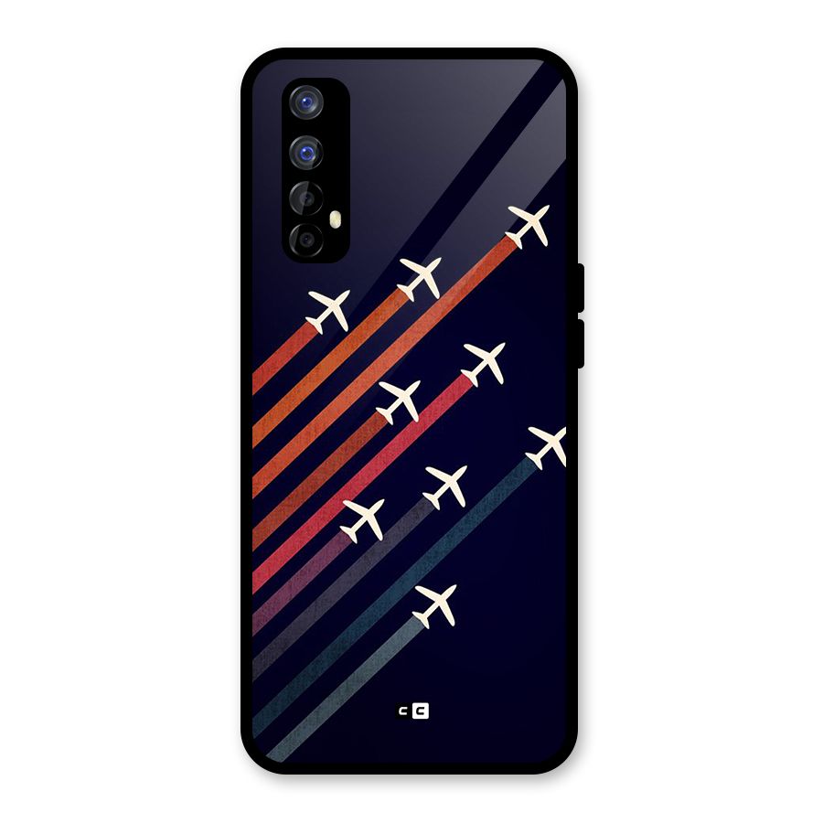 Flying Planes Glass Back Case for Realme Narzo 20 Pro