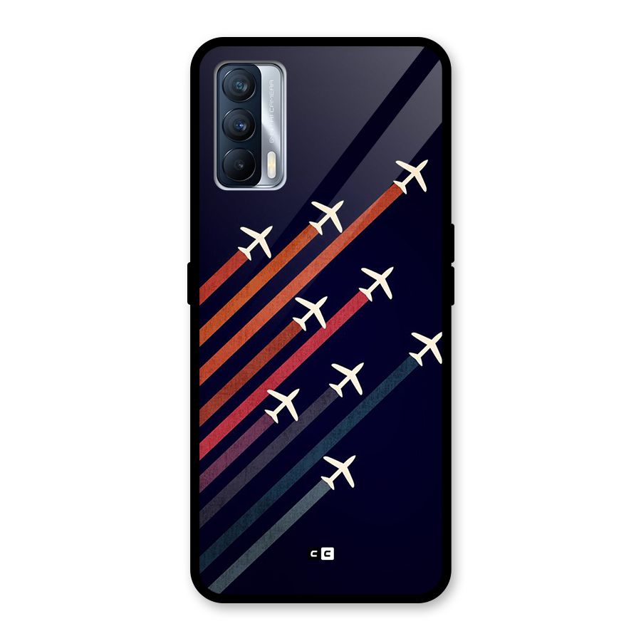 Flying Planes Glass Back Case for Realme X7