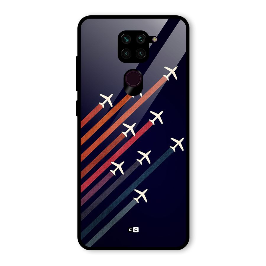 Flying Planes Glass Back Case for Redmi Note 9