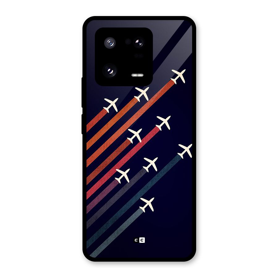 Flying Planes Glass Back Case for Xiaomi 13 Pro