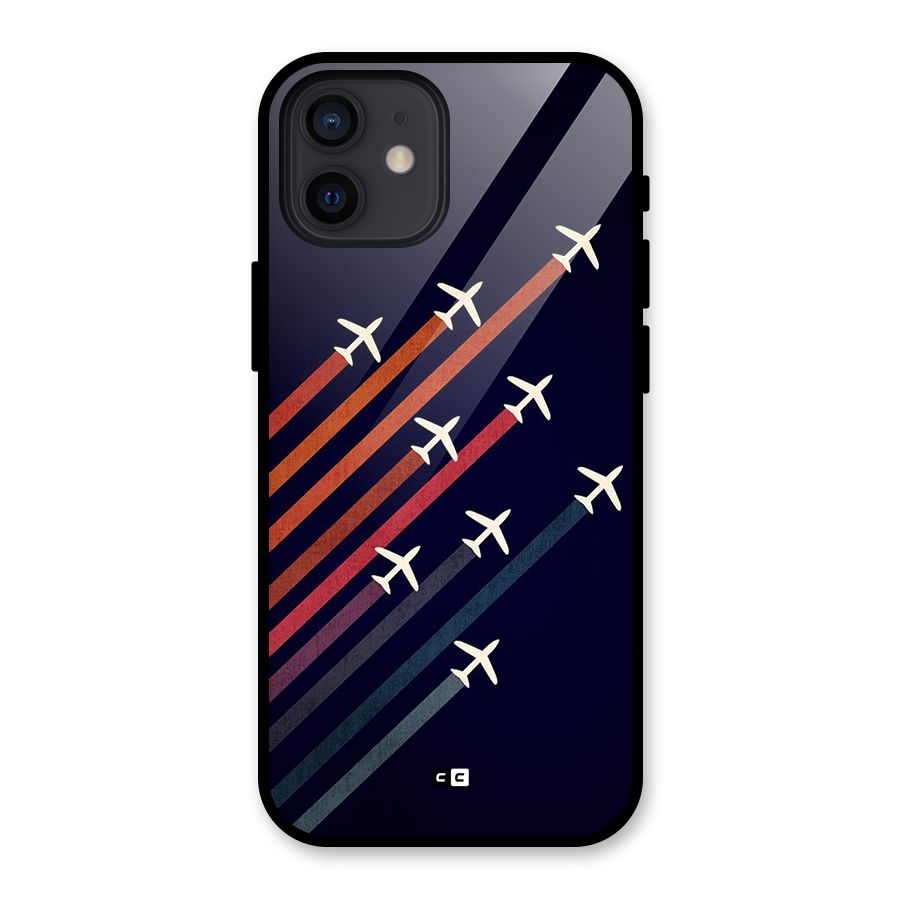 Flying Planes Glass Back Case for iPhone 12