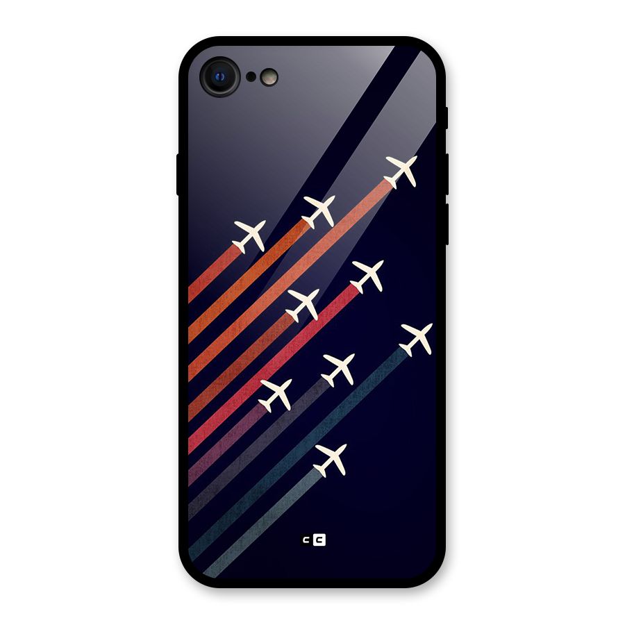 Flying Planes Glass Back Case for iPhone 7
