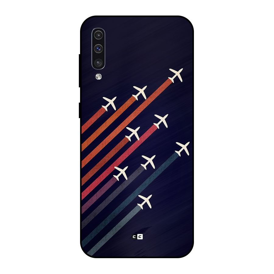 Flying Planes Metal Back Case for Galaxy A50