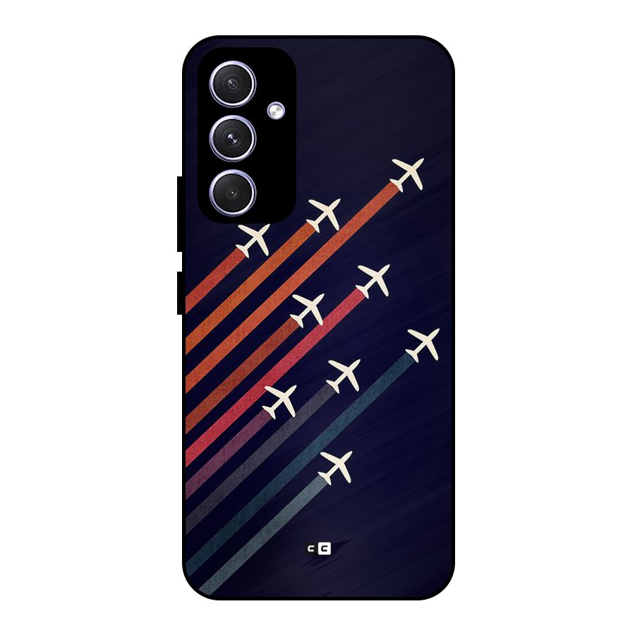Flying Planes Metal Back Case for Galaxy A54