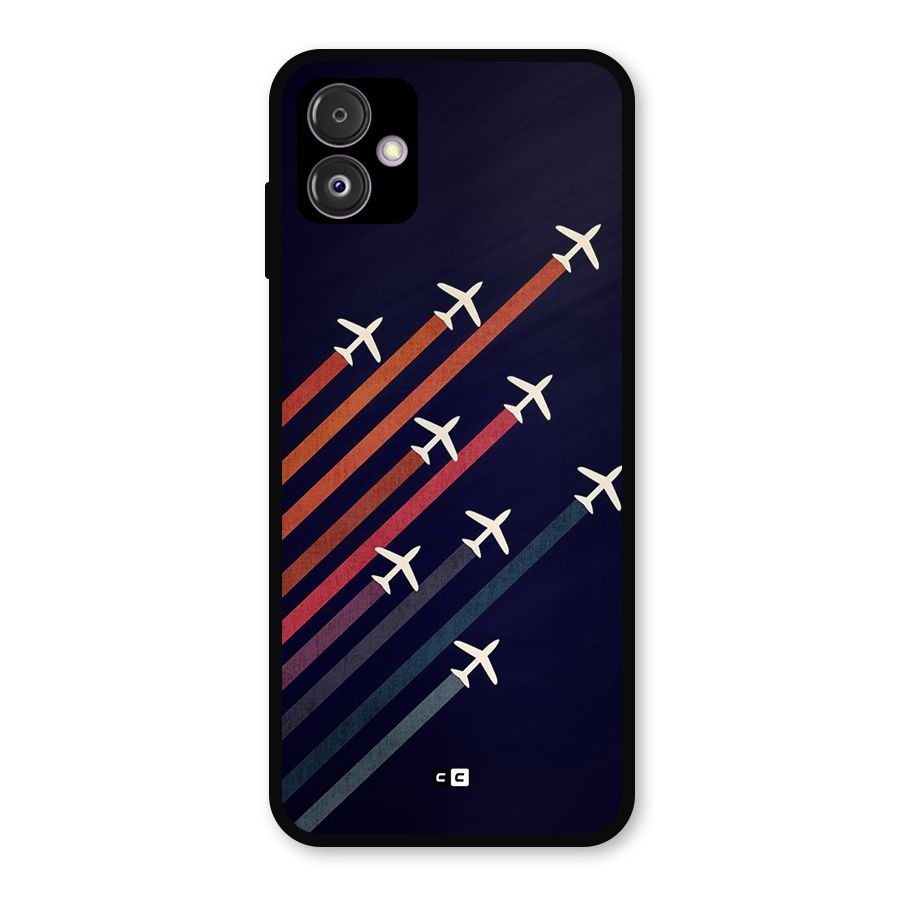 Flying Planes Metal Back Case for Galaxy F14