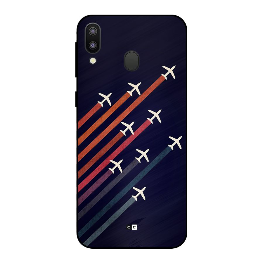 Flying Planes Metal Back Case for Galaxy M20