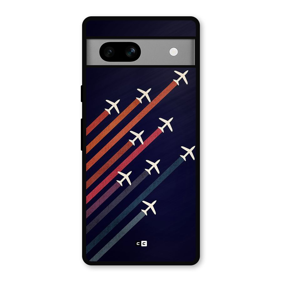 Flying Planes Metal Back Case for Google Pixel 7a