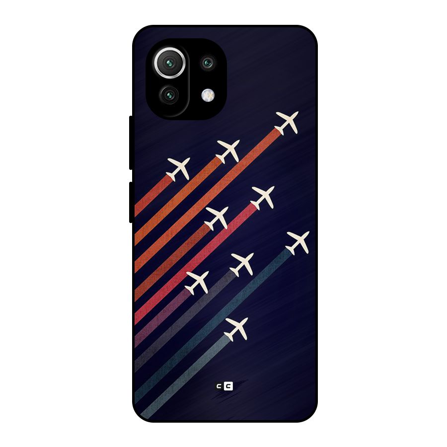 Flying Planes Metal Back Case for Mi 11 Lite