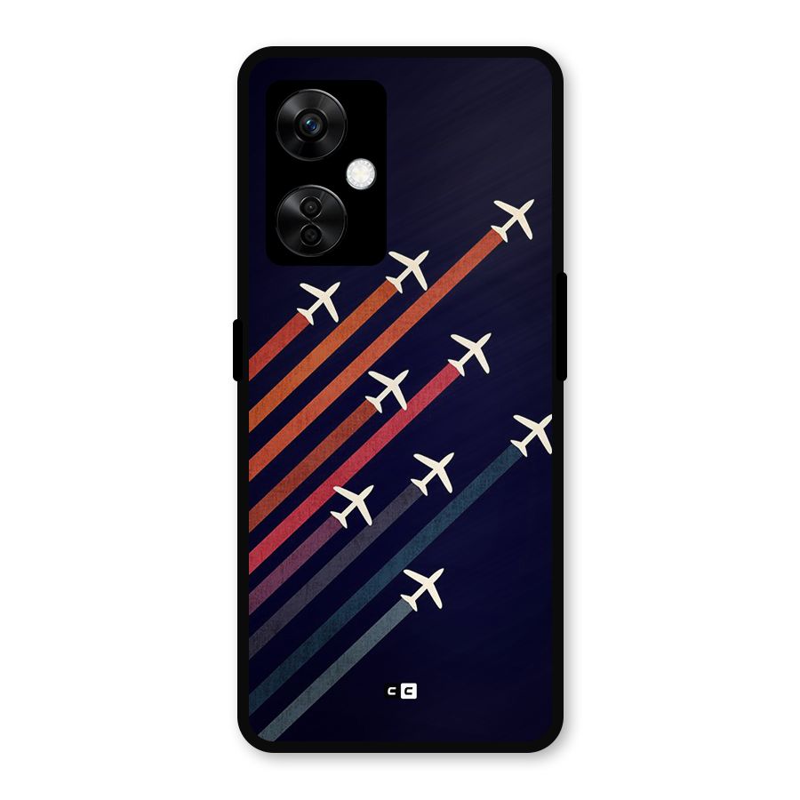 Flying Planes Metal Back Case for OnePlus Nord CE 3 Lite