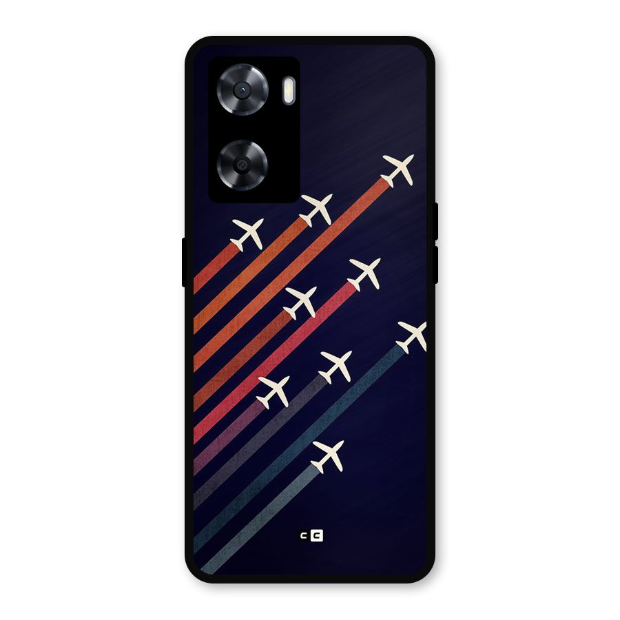 Flying Planes Metal Back Case for OnePlus Nord N20 SE