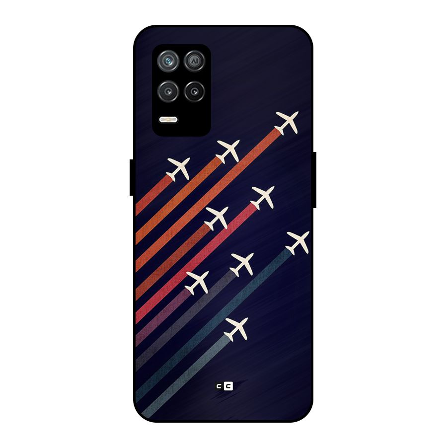 Flying Planes Metal Back Case for Realme 8 5G