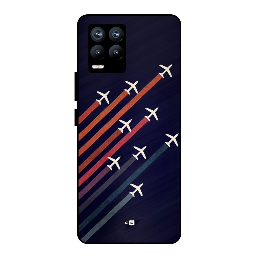 Flying Planes Metal Back Case for Realme 8 Pro
