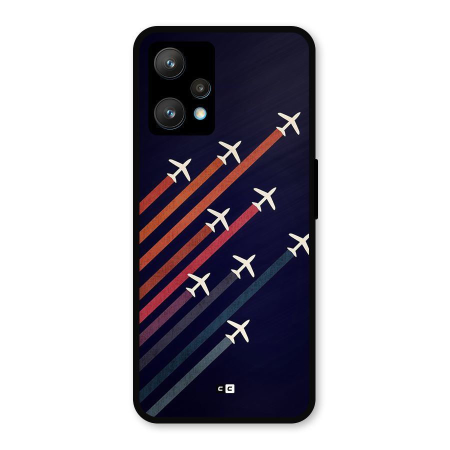 Flying Planes Metal Back Case for Realme 9 Pro Plus 5G