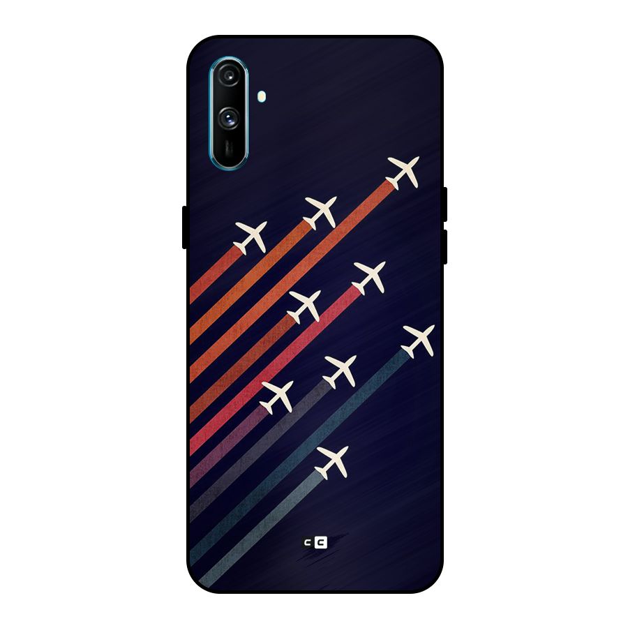 Flying Planes Metal Back Case for Realme C3